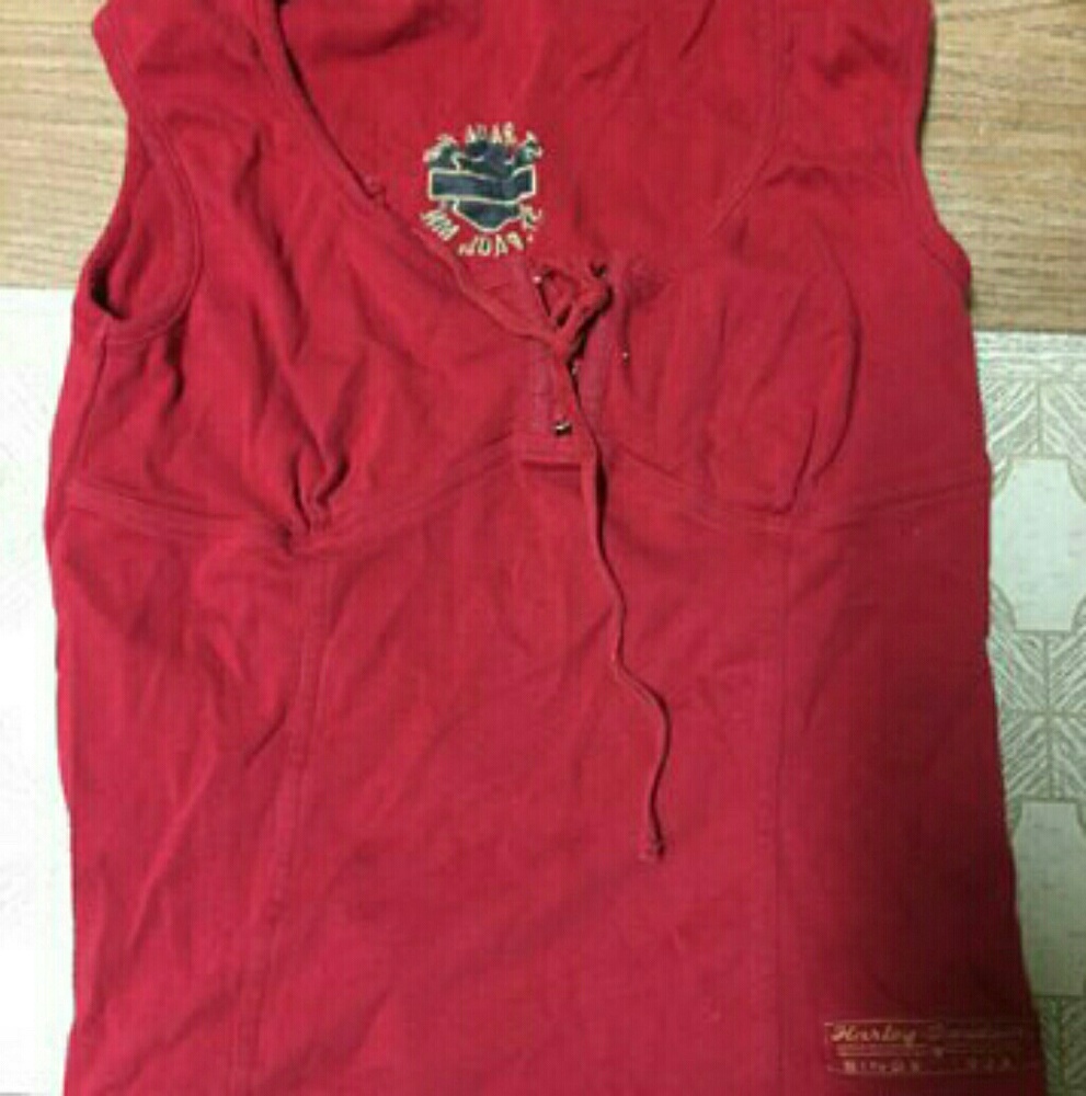 Women's Red Harley Davidson Tank Top